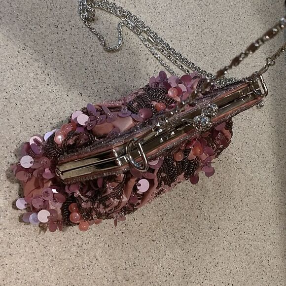 👌 Pink beaded purse - Picture 3 of 4